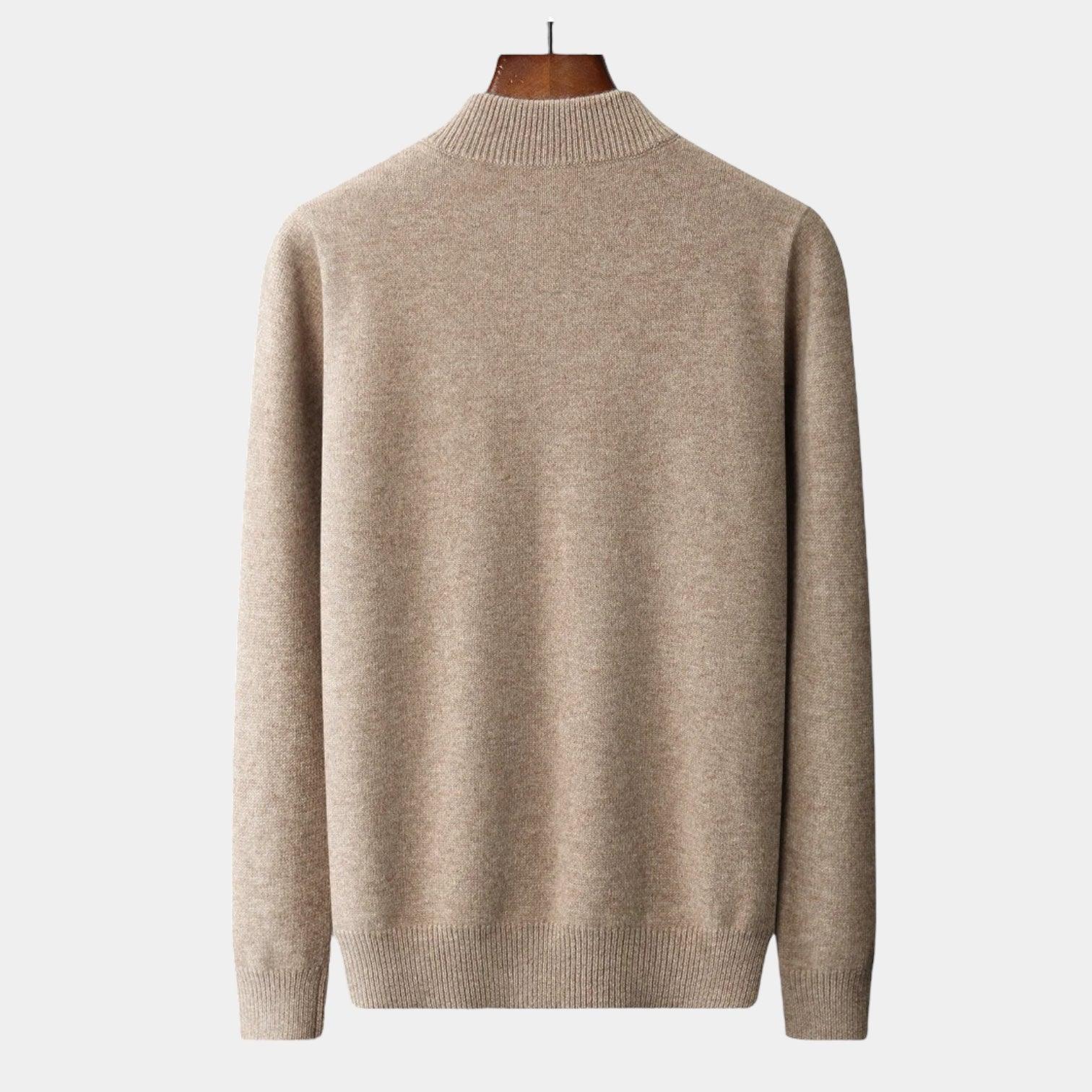 Arundel merino wool quarter-zip sweater