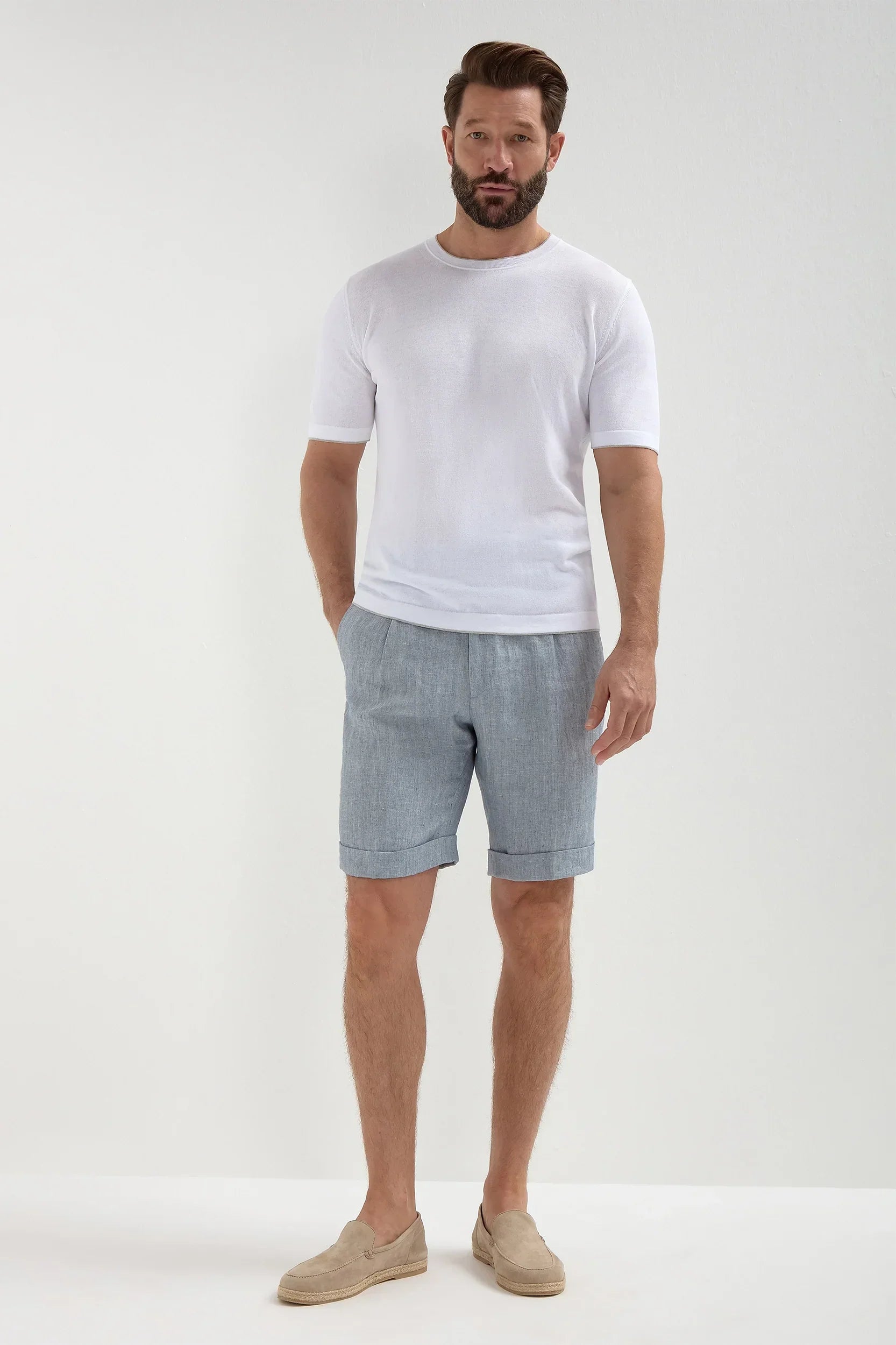 White mesh T-shirt