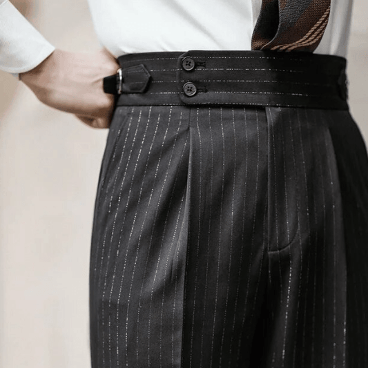 Pinstripe pants