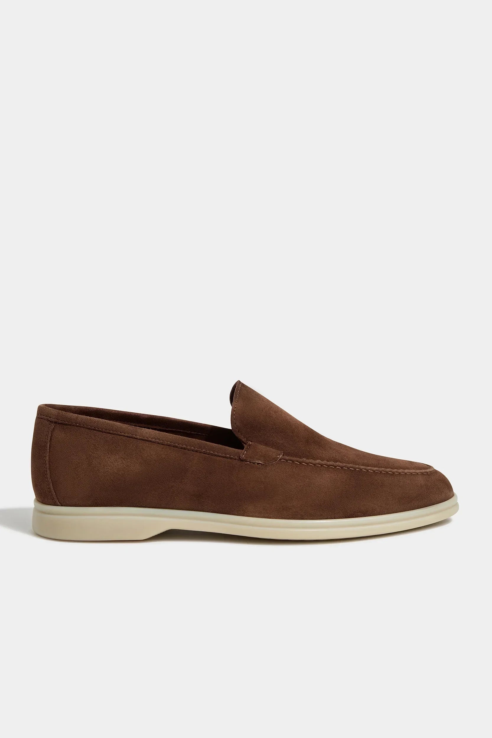 Brown suede loafers - Italian design