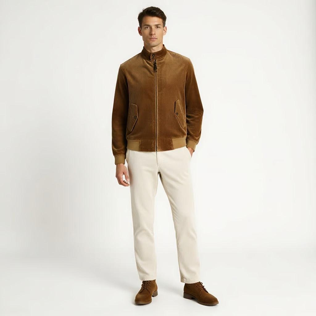 Highbury corduroy polo jacket