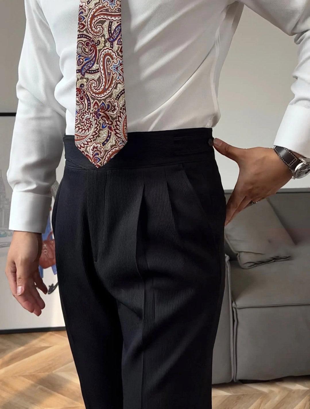 Italian-style casual suit pants
