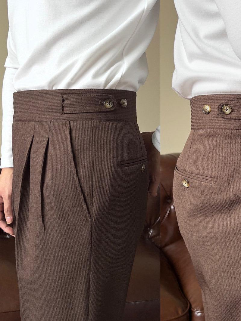 Italian-style casual suit pants