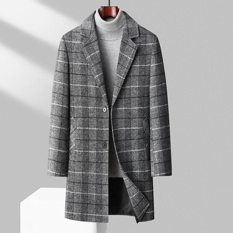 Craythorne Heritage plaid overcoat