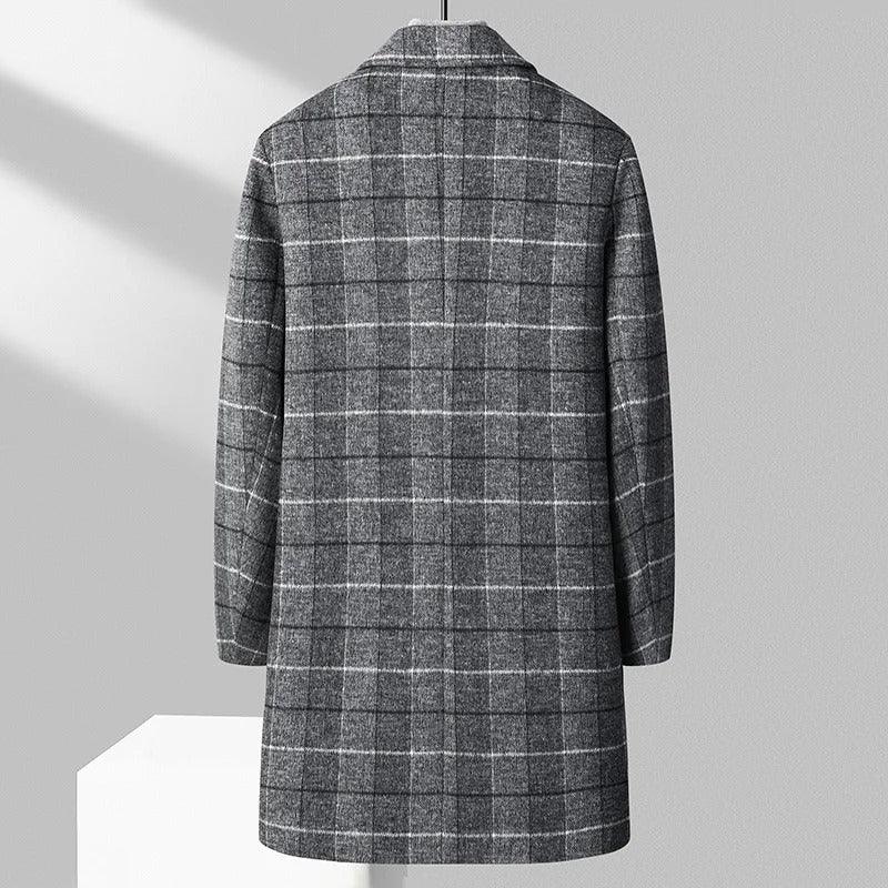 Craythorne Heritage plaid overcoat