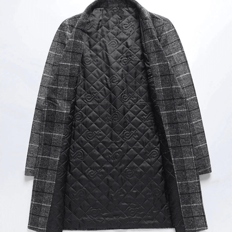 Craythorne Heritage plaid overcoat