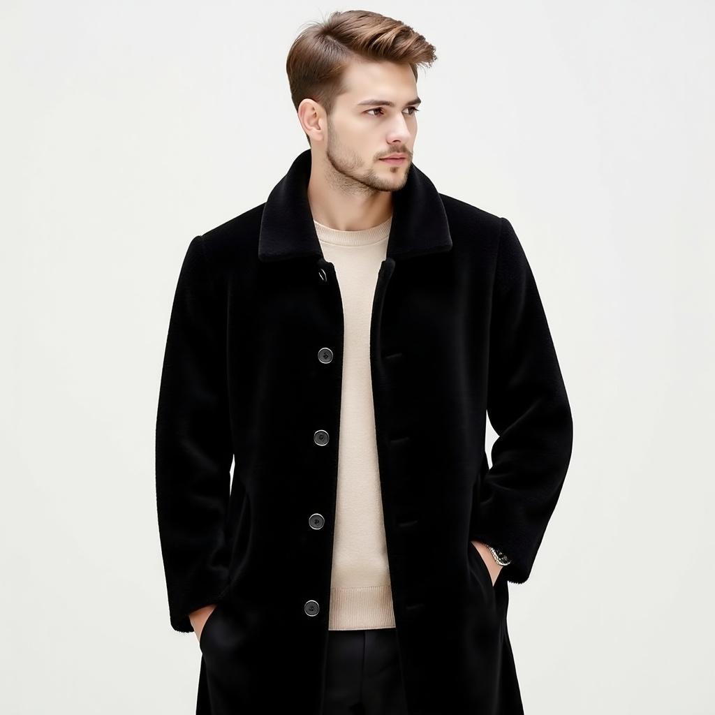 The MARQUIS wool-skin coat