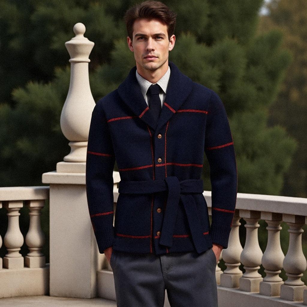 Belted sweater coat Beaumont