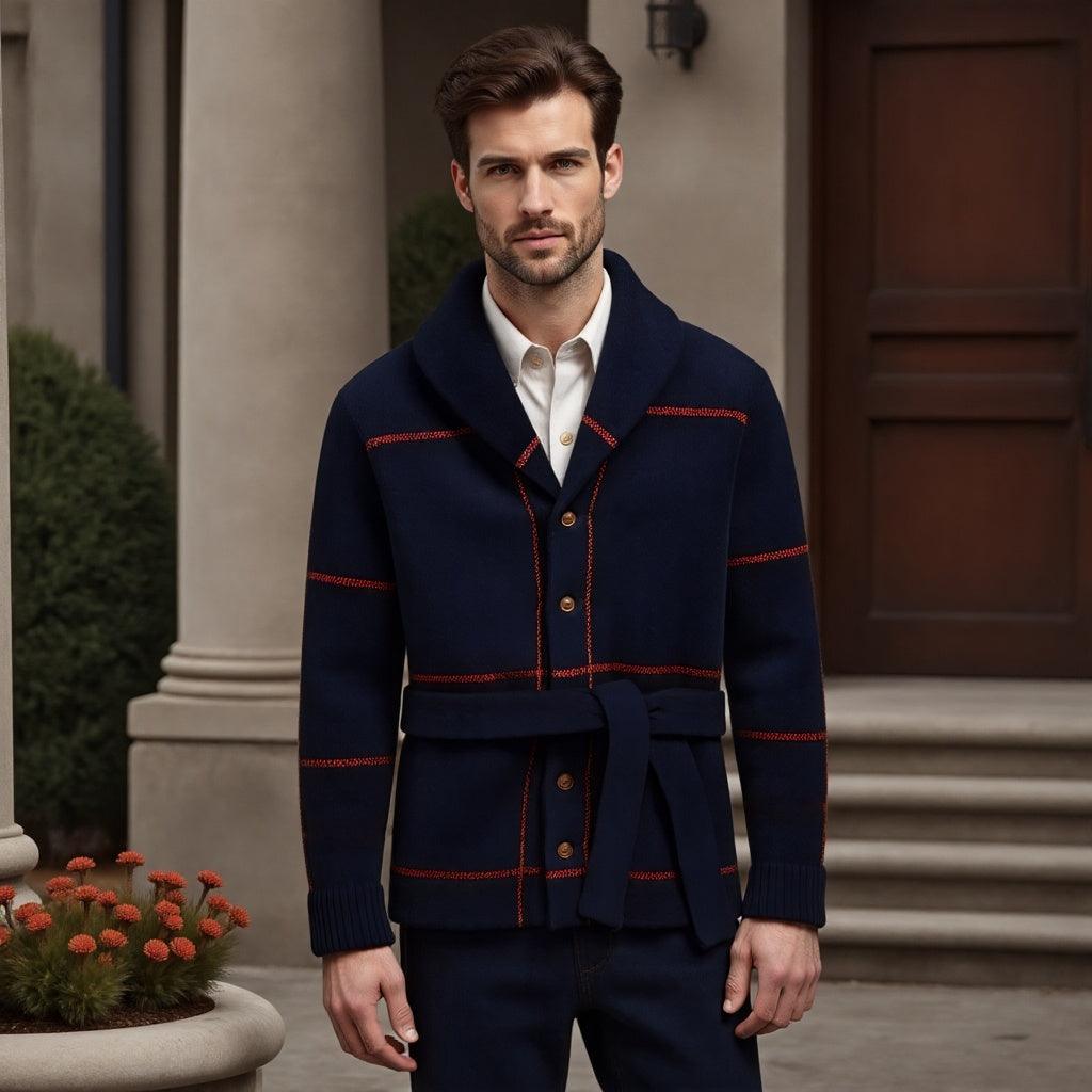 Belted sweater coat Beaumont