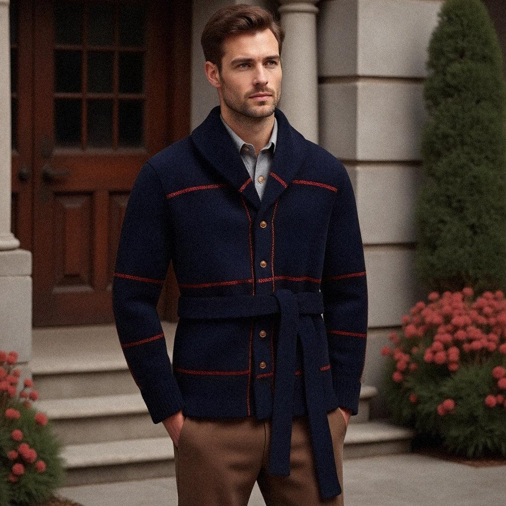 Belted sweater coat Beaumont
